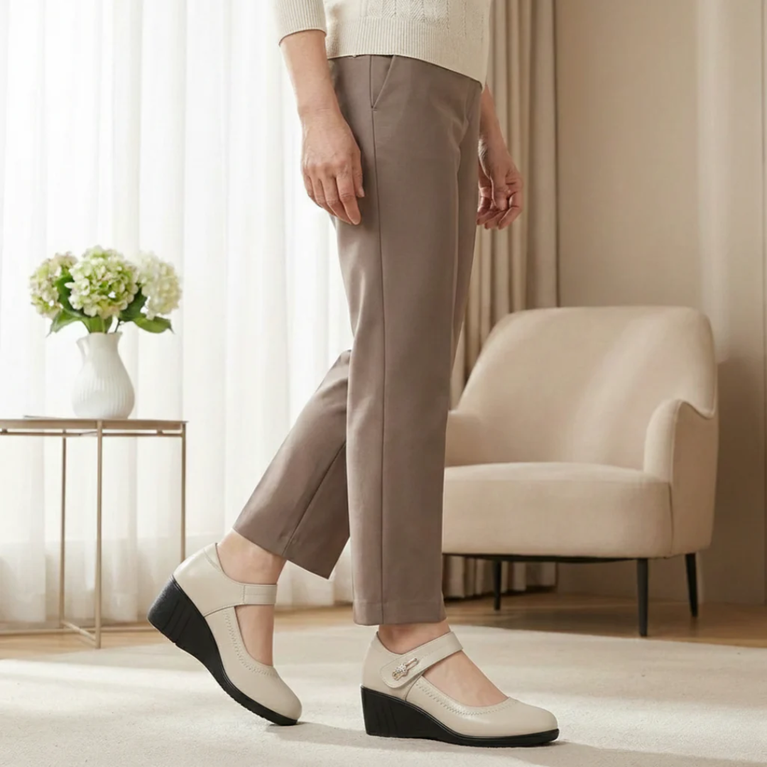 Sapatos de Salão com Salto Médio e Palmilha Acolchoada