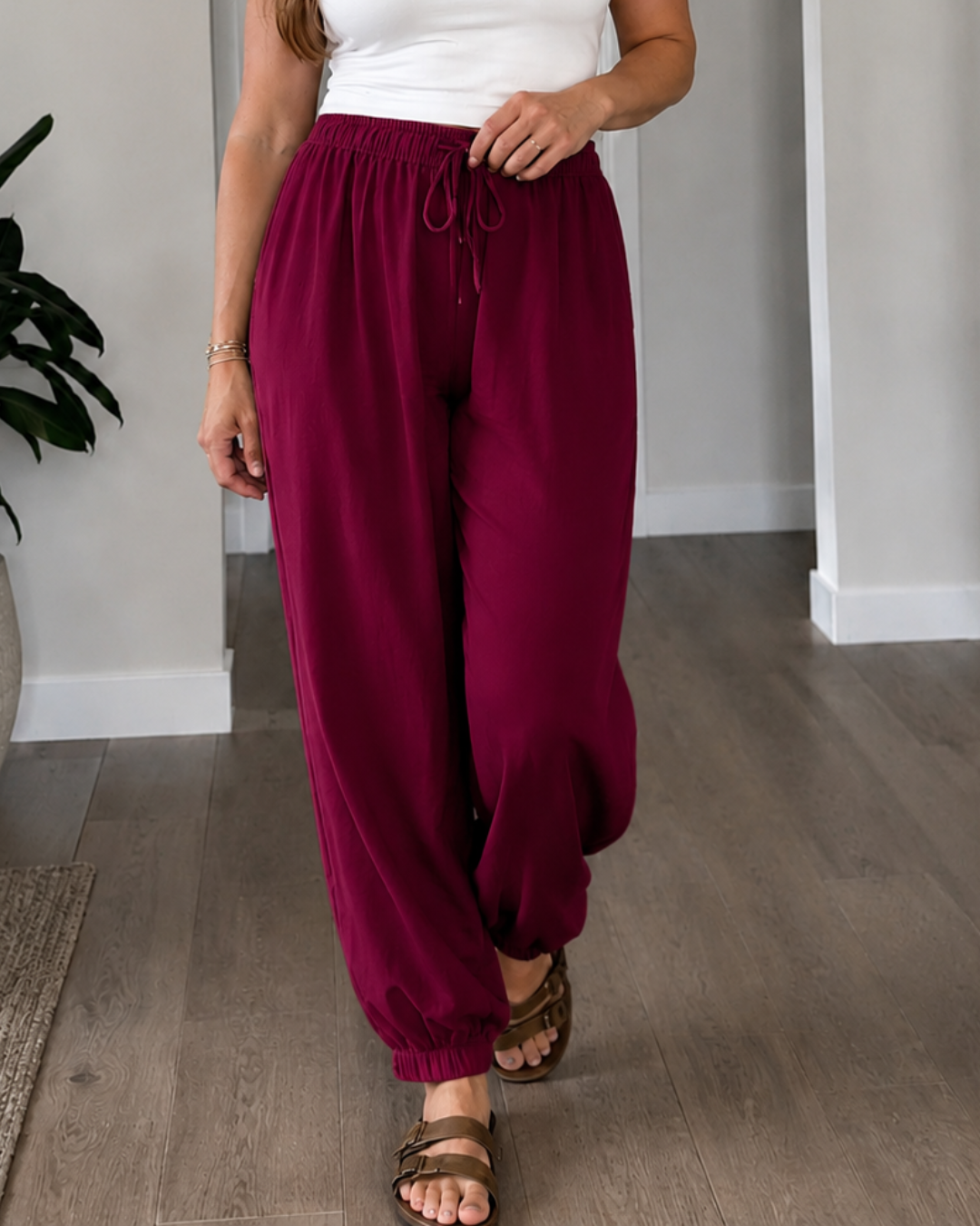 Calças Jogger Unissexo com Cintura Ajustável
