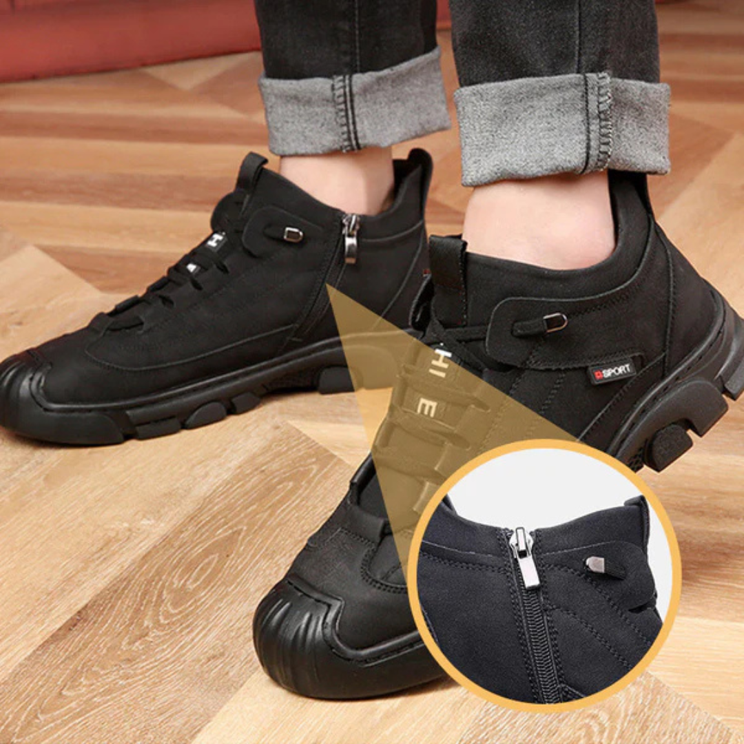 Sapatos de Homem com Forro de lã e Sola Antiderrapante