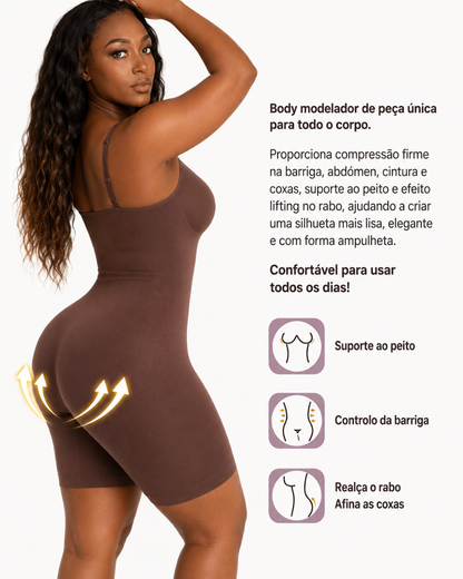 Body Modelador Seamless com Controlo de Barriga