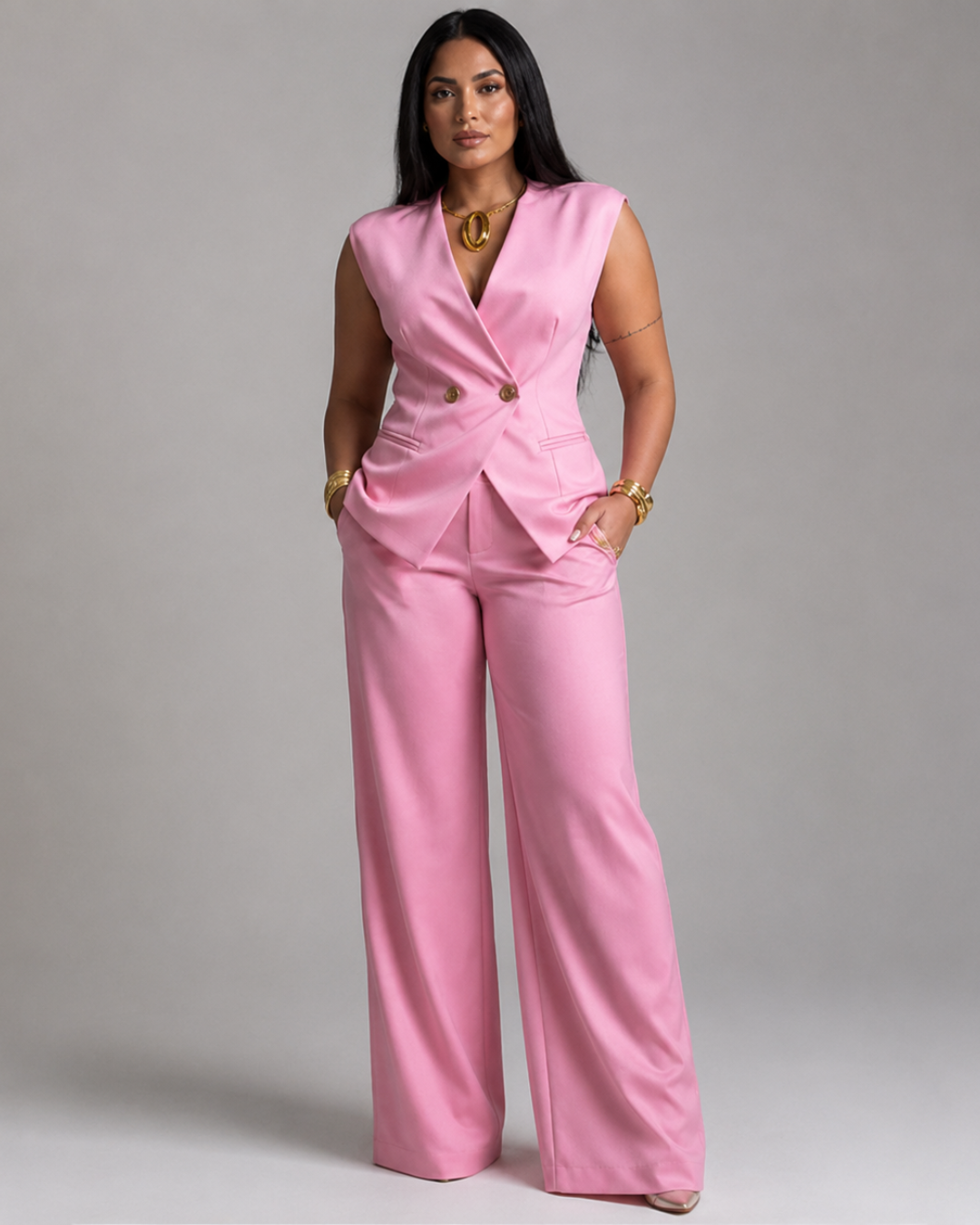 Conjunto Elegante Alfaiate