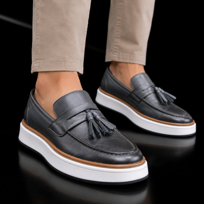 Sapatos mocassim antiderrapantes para homem